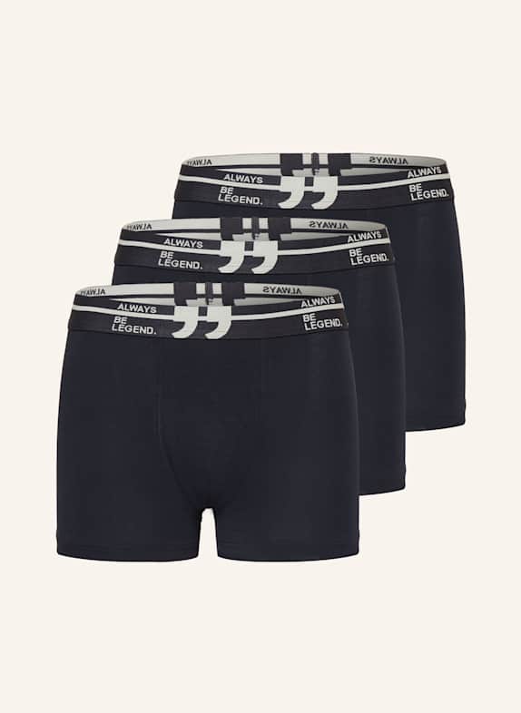 Sanetta 3er-Pack Boxershorts DUNKELBLAU/ SCHWARZ