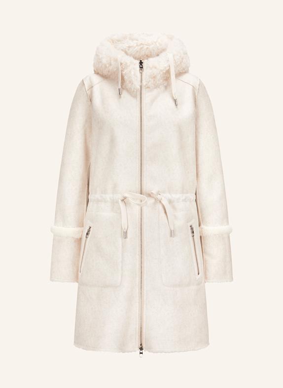 MILESTONE Kunstpelz-Mantel MSKIM zum Wenden CREME