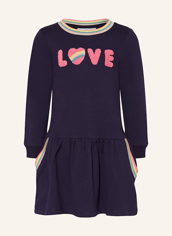 DANAMADE Sweatkleid BLAU / PINK