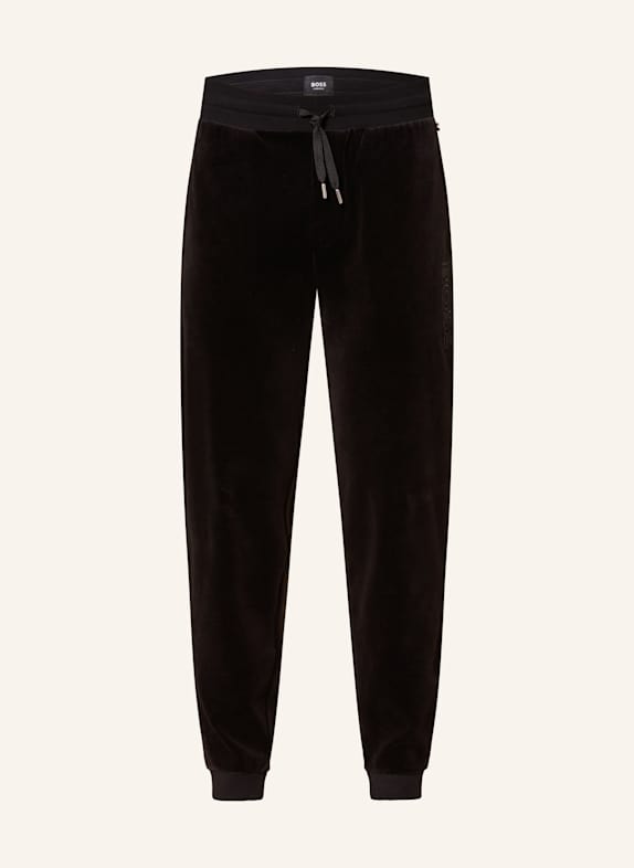 BOSS Lounge-Sweatpants VELOUR aus Nicki SCHWARZ