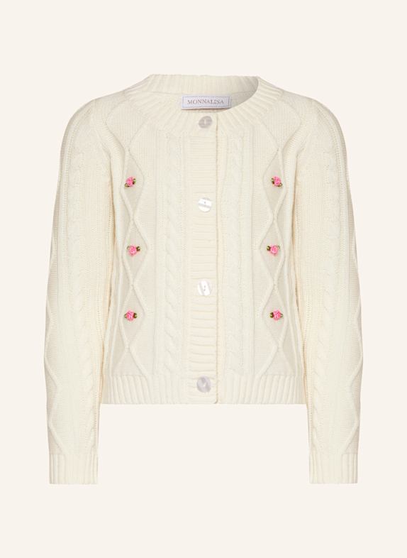 MONNALISA Strickjacke ECRU