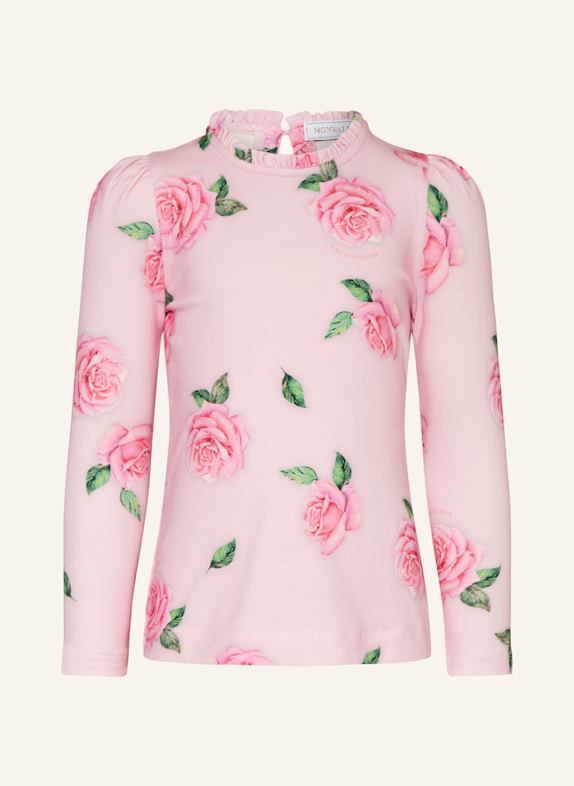 MONNALISA Longsleeve mit Rüschen HELLROSA
