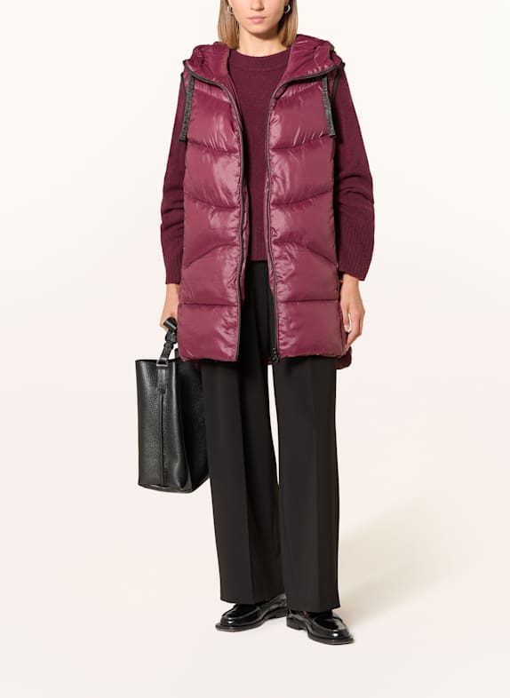 FRIEDA & FREDDIES Steppweste LITTLE TWISTER DUNKELROT