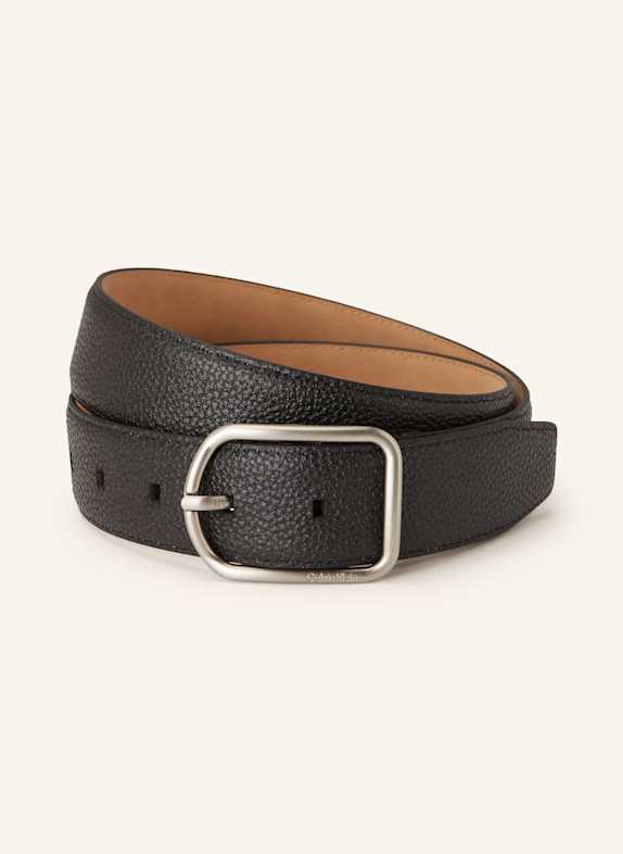 Calvin Klein Leather belt BLACK