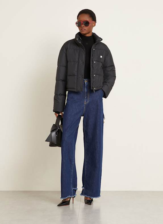 Courrèges Steppjacke SCHWARZ