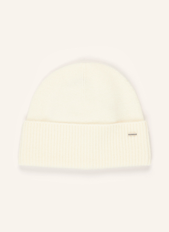 BOSS Mütze aus Cashmere ECRU