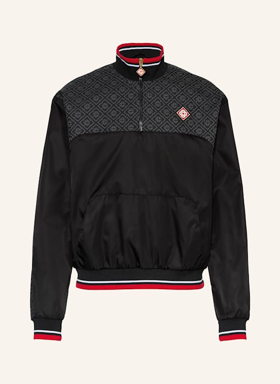 Casablanca Jacke im Materialmix SCHWARZ/ GRAU/ ROT