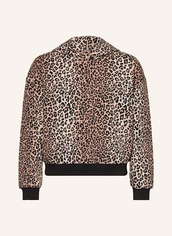 TOMMY HILFIGER Hoodie SCHWARZ/ HELLBRAUN