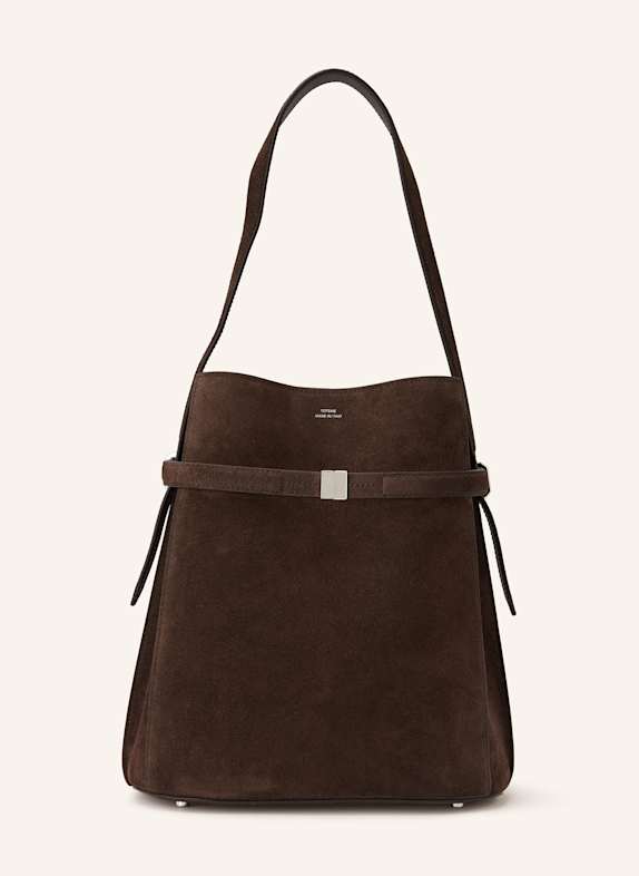 TOTEME Torebka CIEMNOBRĄZOWY