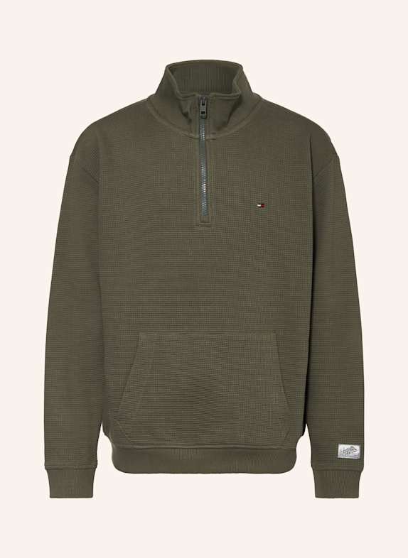TOMMY HILFIGER Troyer DUNKELGRÜN