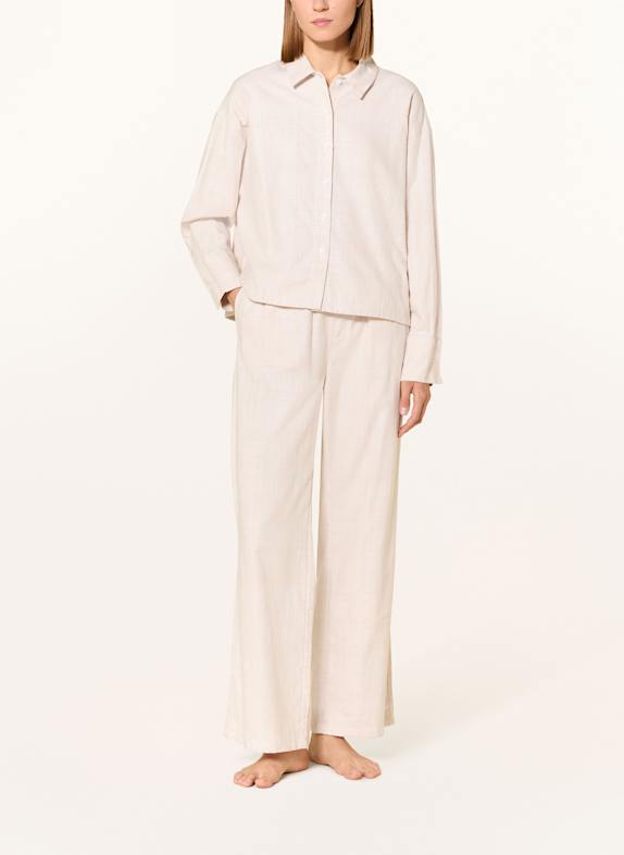 Calvin Klein Schlafhose FLANNEL SLEEP aus Flanell BEIGE