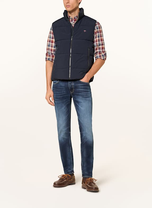 FYNCH-HATTON Steppvest DONKERBLAUW