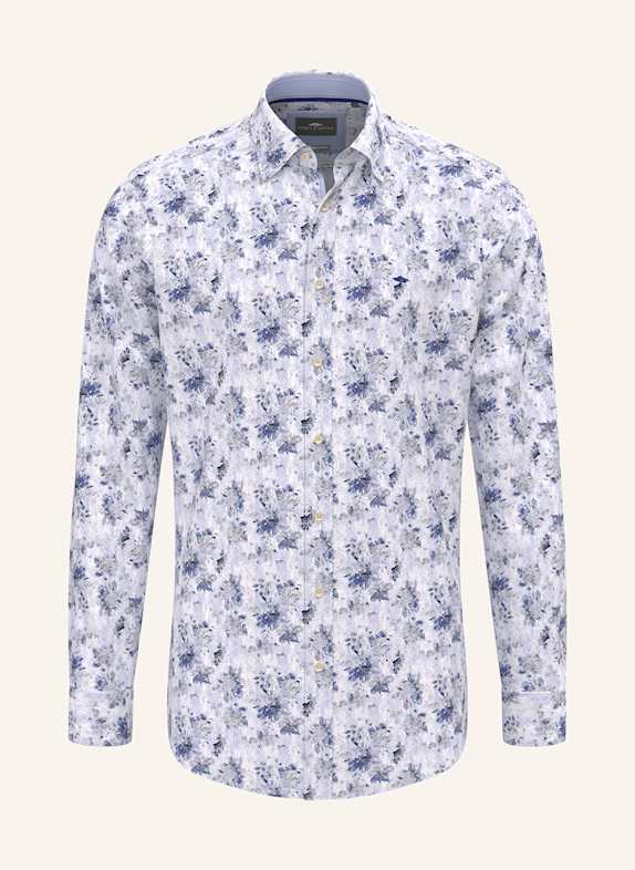 FYNCH-HATTON Shirt regular fit WHITE / BLUE / LIGHT BLUE