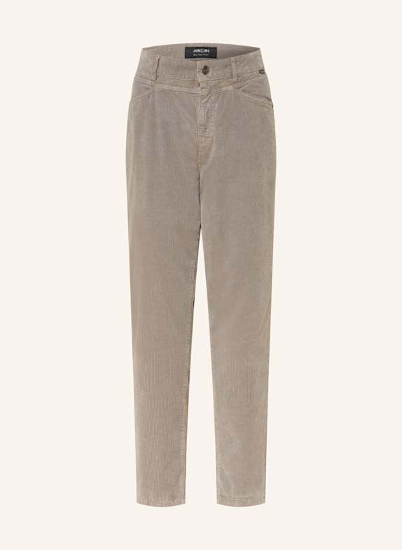 MARC CAIN rIAD 7/8 corduroy trousers 836 soft charcoal
