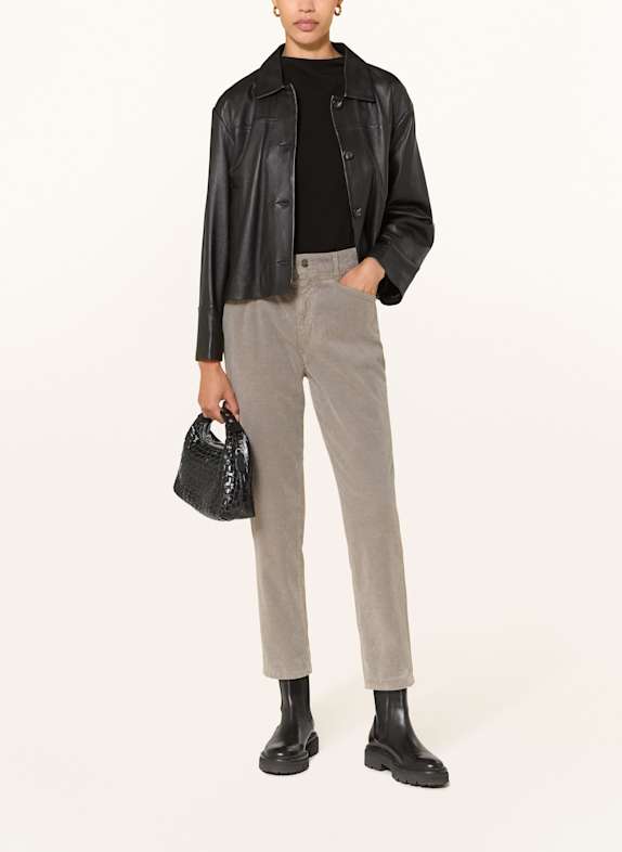 MARC CAIN 7/8-Hose RIAD aus Cord 836 soft charcoal