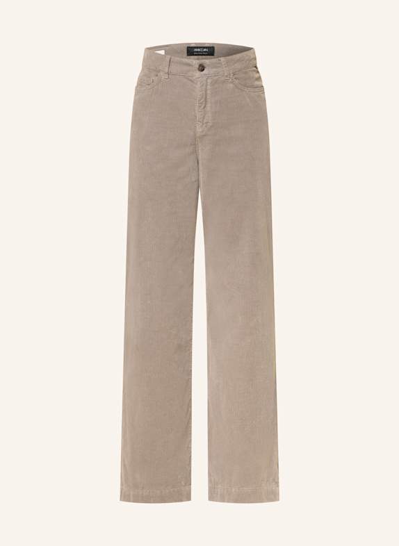MARC CAIN WARRI corduroy trousers 836 soft charcoal