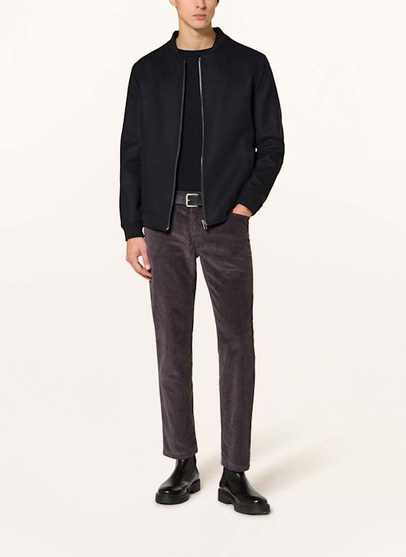 BRAX Cordbyxor CADIZ Straight Fit MÖRKGRÅ