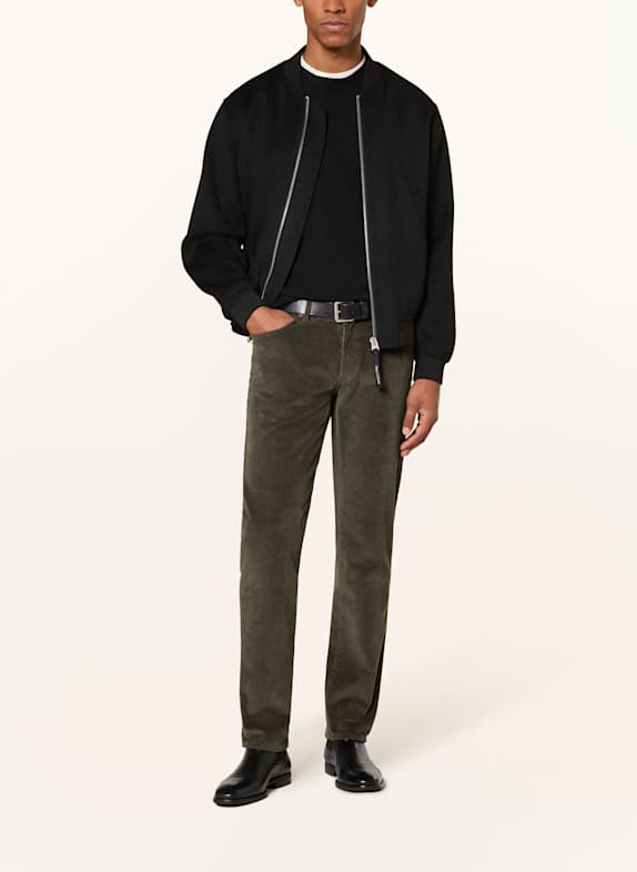 BRAX Cordbyxor CADIZ Straight Fit KHAKI