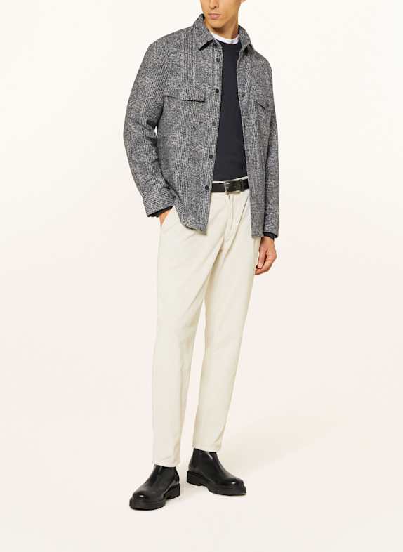 BRAX Pantaloni din velur TINO Relaxed Tapered Fit BEJ