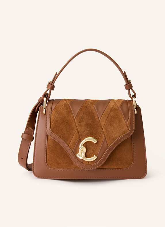 COCCINELLE Handtasche COGNAC