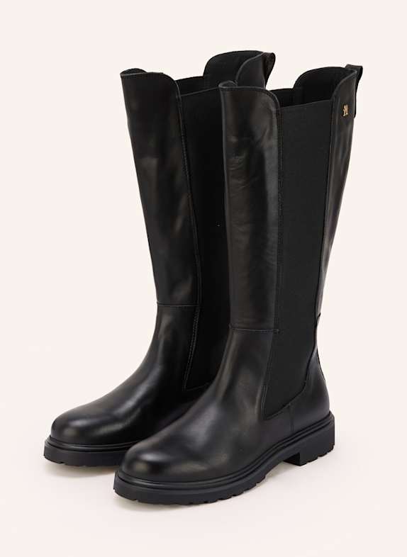 TOMMY HILFIGER Stiefel SCHWARZ