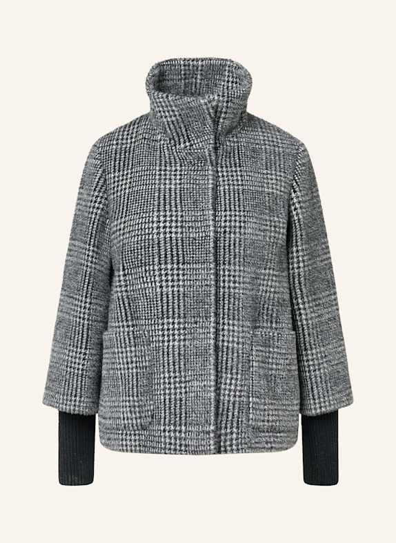 s.Oliver BLACK LABEL Cabanjacke GRAU / SCHWARZ / WEISS