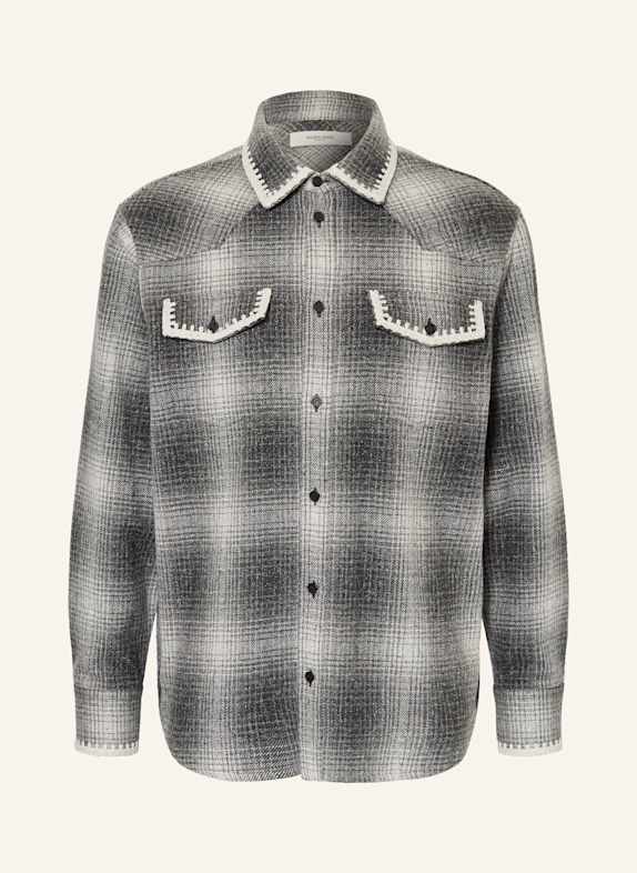 GOLDEN GOOSE Overjacket JOURNEY CZARNY / SZARY / KREMOWY