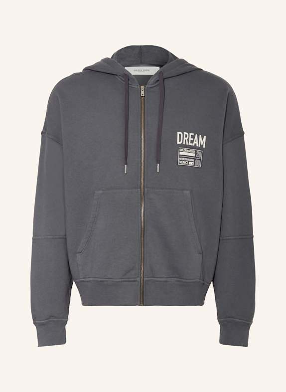 GOLDEN GOOSE Bluza rozpinana JOURNEY CZIEMNOSZARY