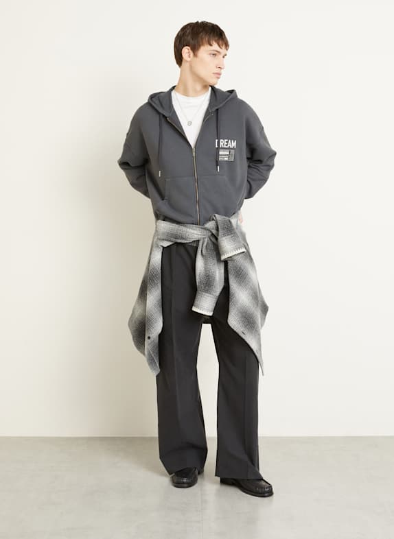 GOLDEN GOOSE Sweatjack JOURNEY DONKERGRIJS