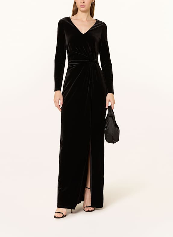 Vera Mont Abendkleid aus Samt SCHWARZ