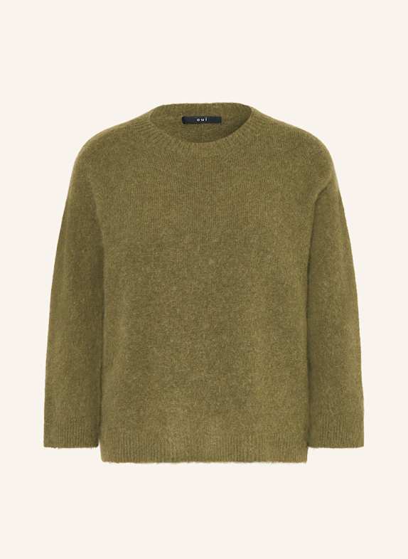 oui Pullover mit 3/4-Arm GRÜN