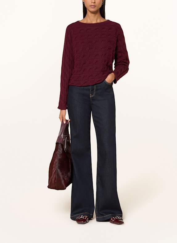 oui Pullover SIRAH DUNKELROT