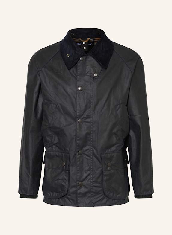 Barbour Fieldjacket BEDALE WAX DUNKELBLAU