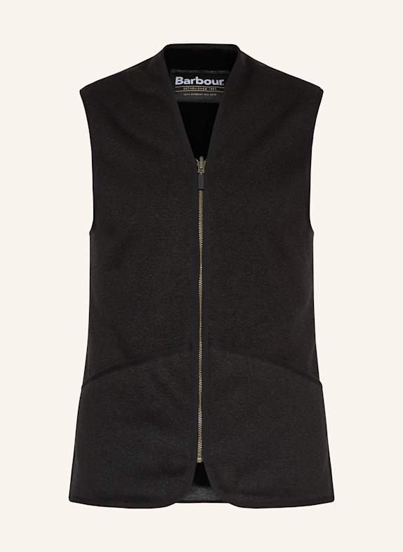 Barbour Kamizelka WARM PILE CZARNY