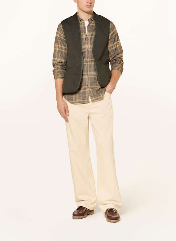 Barbour Vest WARM PILE DONKERGROEN