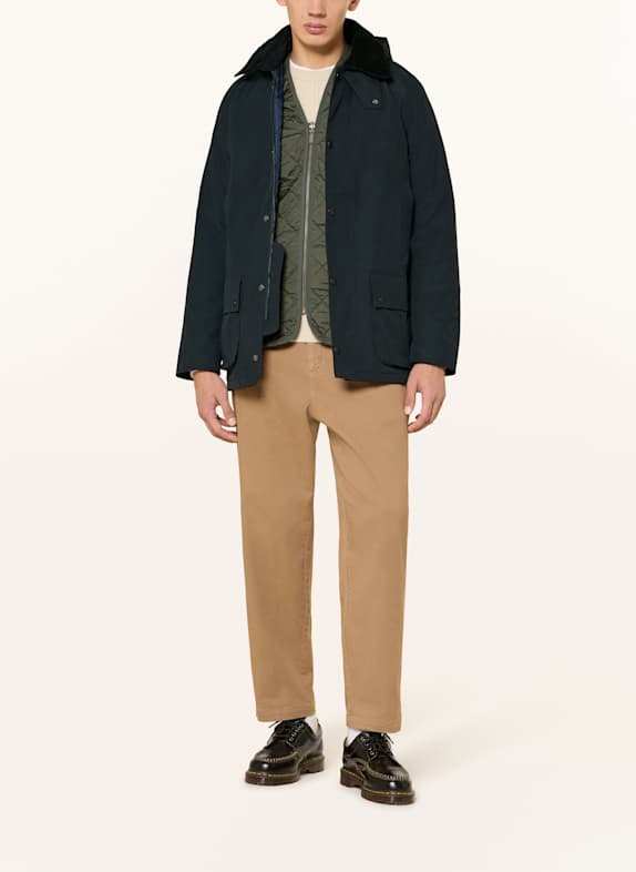 Barbour Jas WINTER ASHBY met afneembare capuchon DONKERBLAUW