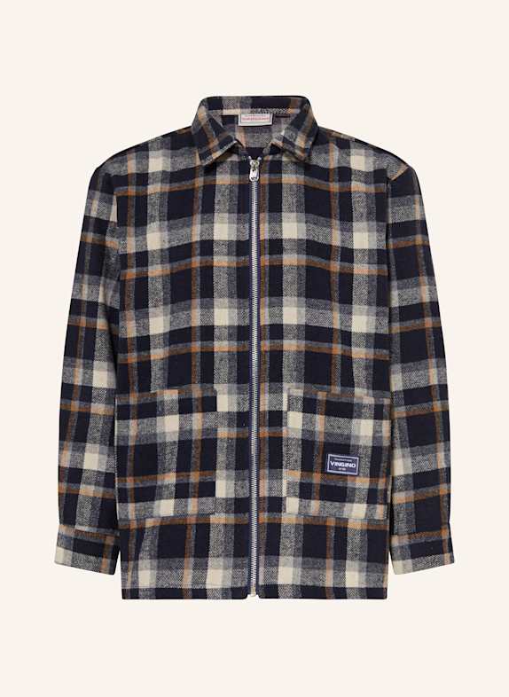 VINGINO Flannelhemd DUNKELBLAU / BEIGE / DUNKELORANGE