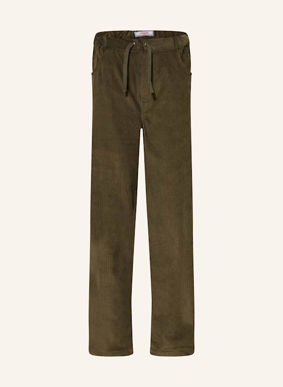 VINGINO Spodnie sztruksowe SIL KHAKI