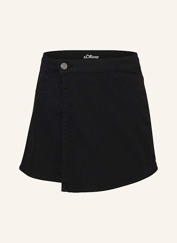 s.Oliver RED Jeansskort SCHWARZ