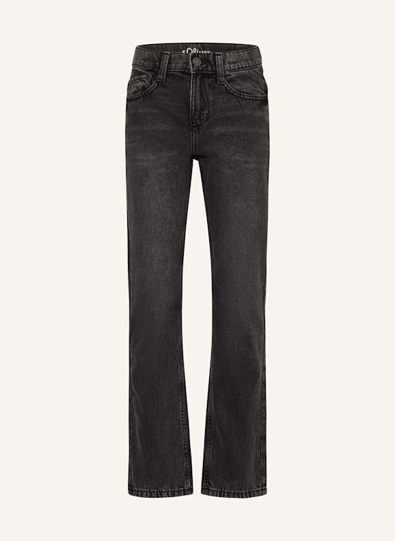 s.Oliver RED Jeans PETE Straight Fit 96Y2 GREY/BLACK
