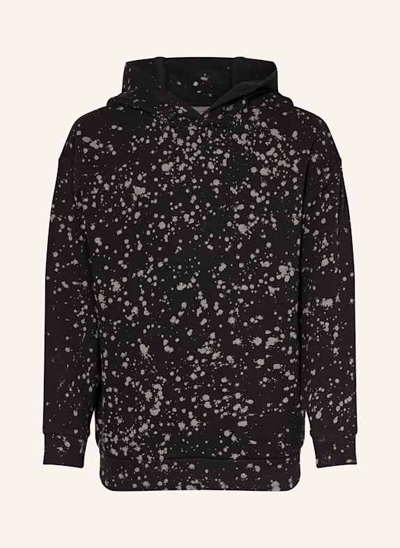 s.Oliver RED Mikina s kapucí ČERNÁ / ŠEDÁ