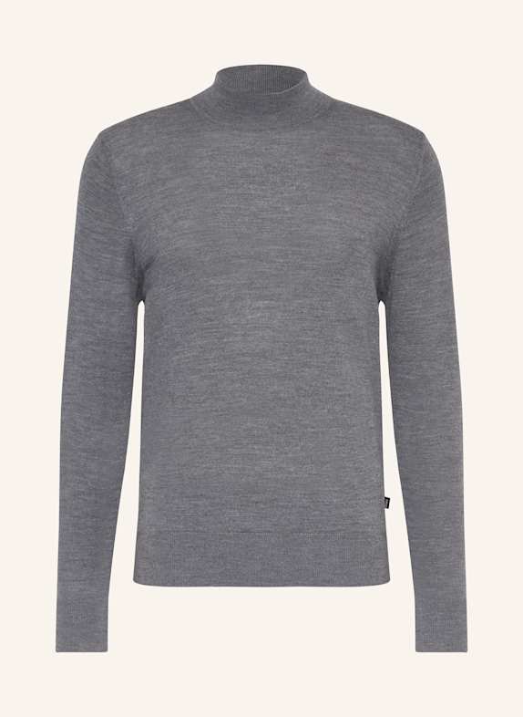 DIGEL Pullover DADOR aus Merinowolle GRAU