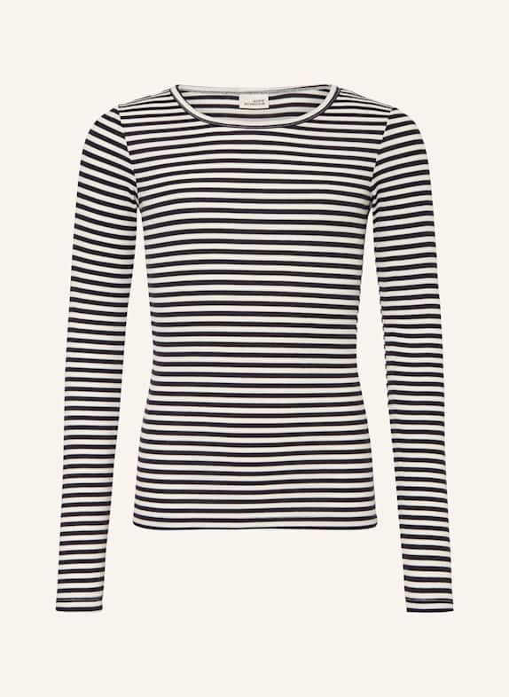 SOFIE SCHNOOR Longsleeve PETRICIASY WEISS / SCHWARZ