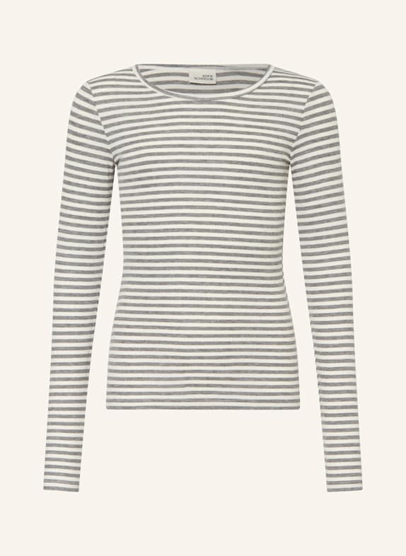 SOFIE SCHNOOR Longsleeve PETRICIASY WEISS / GRAU