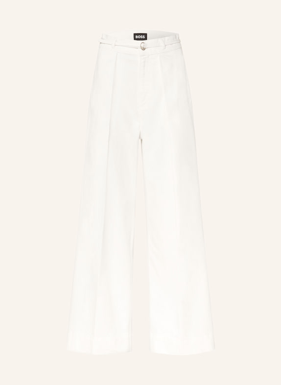 BOSS Wide Leg Jeans CENTRAL 5.0 118 Open White