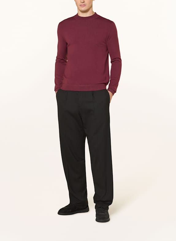 HUGO Pullover SAN MARC-CV DUNKELROT