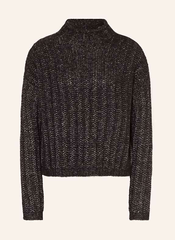 HUGO Pullover SAFINEYNY SCHWARZ / GRAU