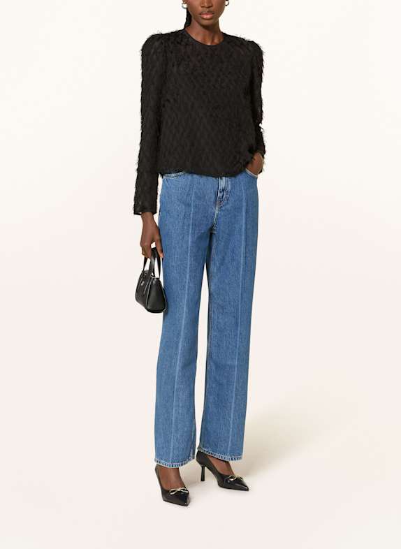 HUGO Blouse CUSANI ZWART