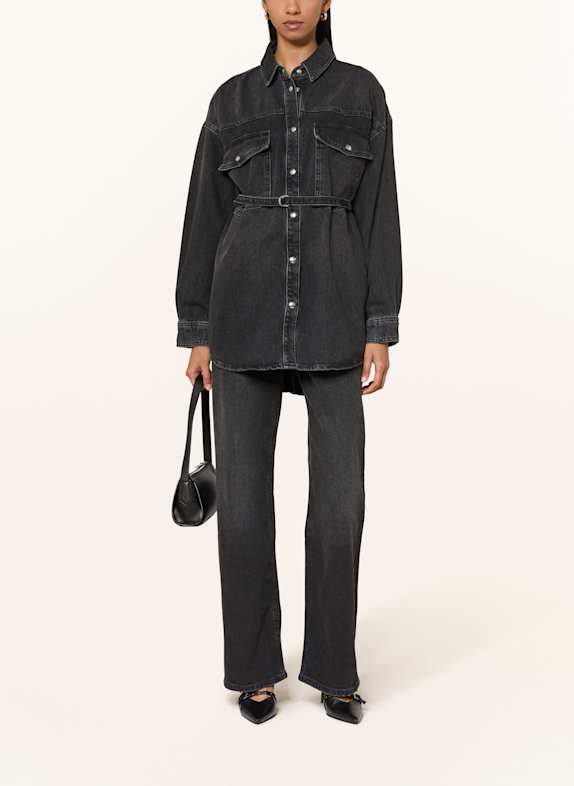 HUGO Chemise en jean GELENA 010 CHARCOAL