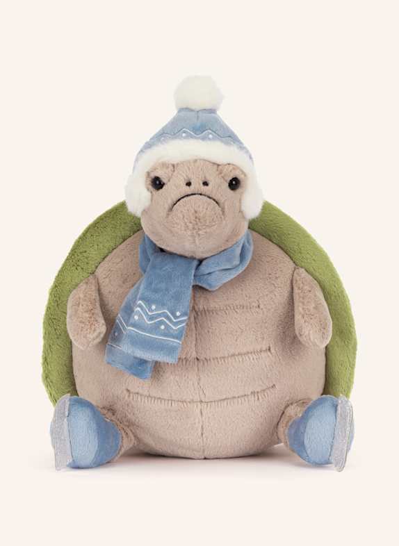 Jellycat Peluche TIMMY TURTLE SKATING BEIGE/ VERT/ BLEU CLAIR
